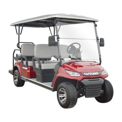 LVTONG 48V 5KW AC Motor 6-Seater Enclosed Off-Road Electric Utility Cart
