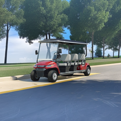 Lvtong 48V 4KW 6-Seater Electric Street Legal Golf Cart Lithium Powered
