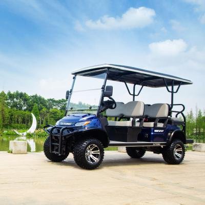 6-Seater Electric Golf Cart | 48V Low-Speed Utility Vehicle