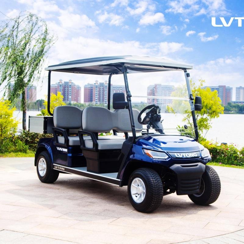 6-Seater Electric Golf Cart | 48V Low-Speed Utility Vehicle