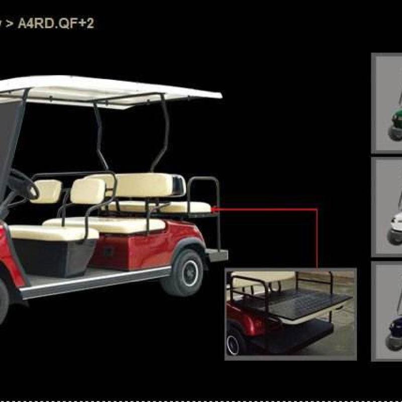 48V Electric 4-Passenger Lifted Golf Cart