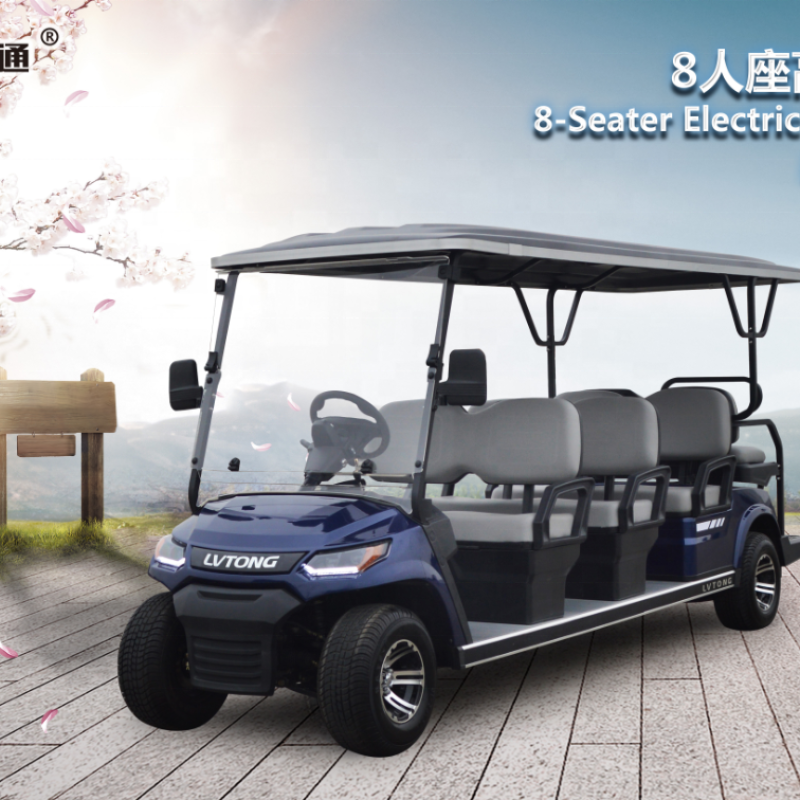 Electric 48V 4KW 2-Seater Golf Cart for Family & Hunting