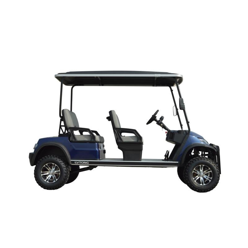 48V 4KW Electric 4-Seater Low Speed Utility Vehicle - Street Legal Golf Cart