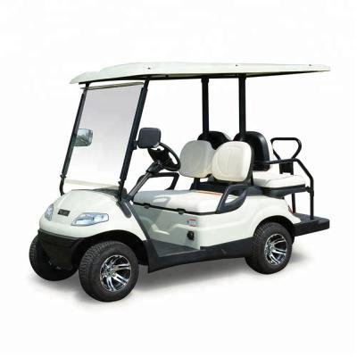Lingtong LT-A627.2+2 48V 3.7kW Electric 4-Seater Golf Cart with Rear Facing Seats