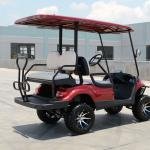 Lvtong LT-A617.2 48V 4kW AC Electric 2+2 Passenger Golf Cart with Lift-Up Chassis and LED Lighting