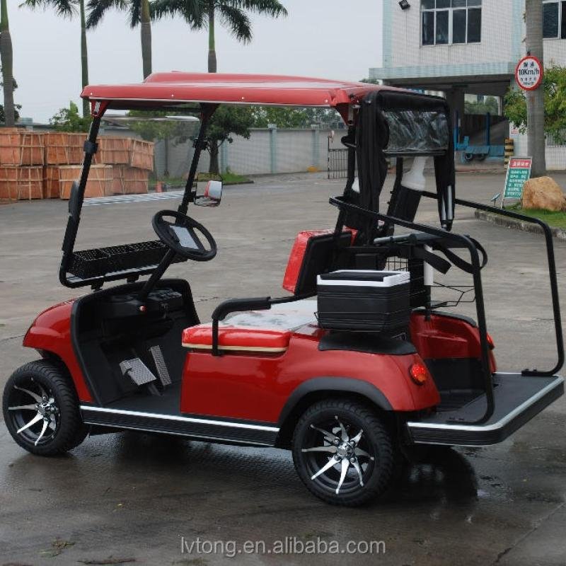 Lvtong LT-A2 48V 3.7kW Electric Golf Cart 4-Seat Low-Speed Utility Vehicle
