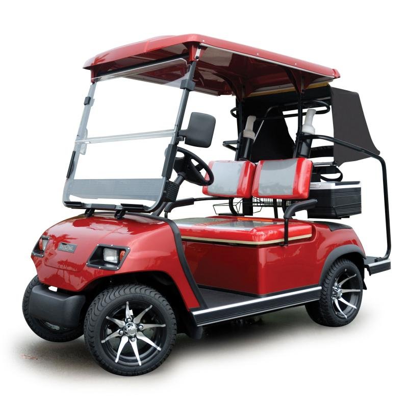 Lvtong LT-A2 48V 3.7kW Electric Golf Cart 4-Seat Low-Speed Utility Vehicle