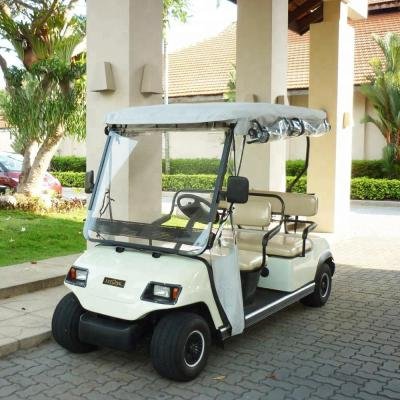 LVTONG LT_A4 4-Seater Electric Golf Cart Low Speed Vehicle