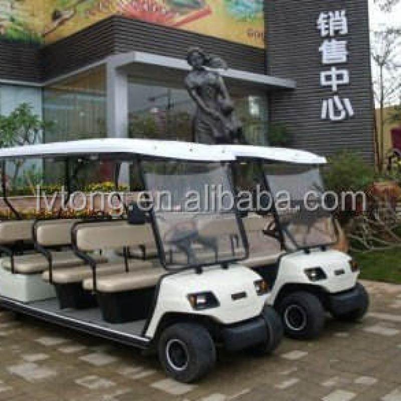 LT-A8+3 Electric 48V 3.7KW 11-Seater Battery Sightseeing Car