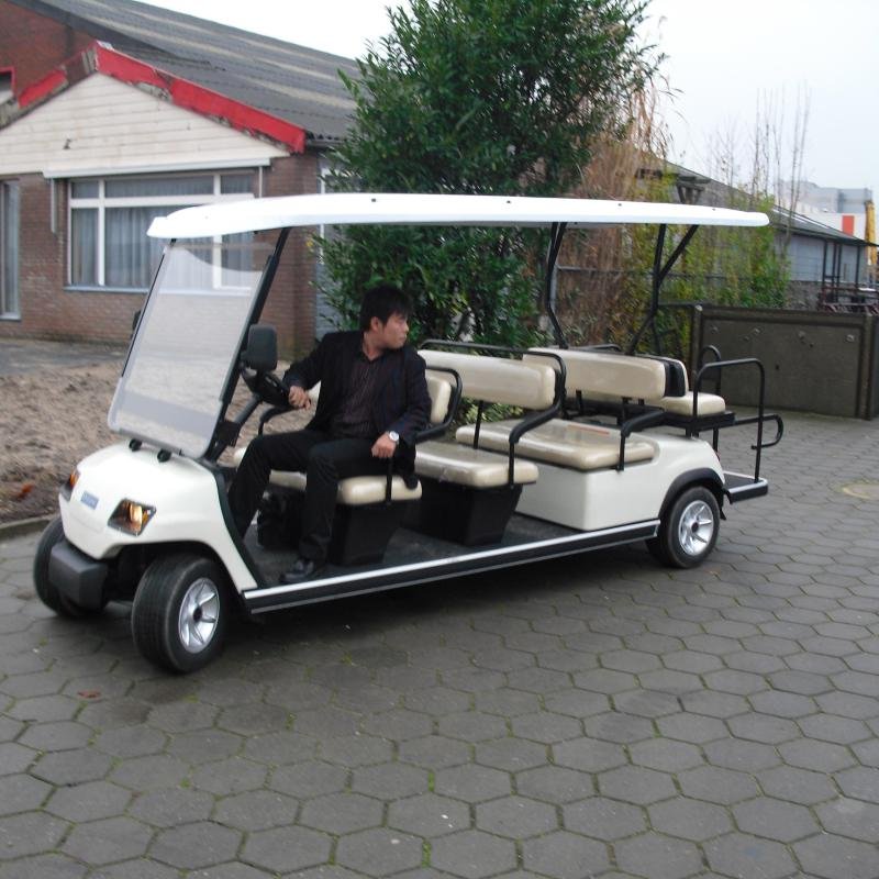 Lvtong LT-A8+3 3.7KW 48V 11-Seater Electric Golf Buggy Sightseeing Vehicle