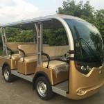 LVTONG LT-S8 48V Electric Open-Top Sightseeing Bus 5KW Mini Tour Vehicle