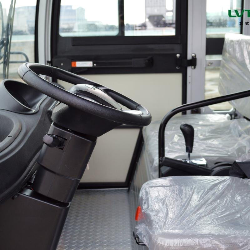 LvTong GDS23.F 96V Electric 23-Seater Sightseeing Bus - Fully Enclosed Zero-Emission Passenger Transport