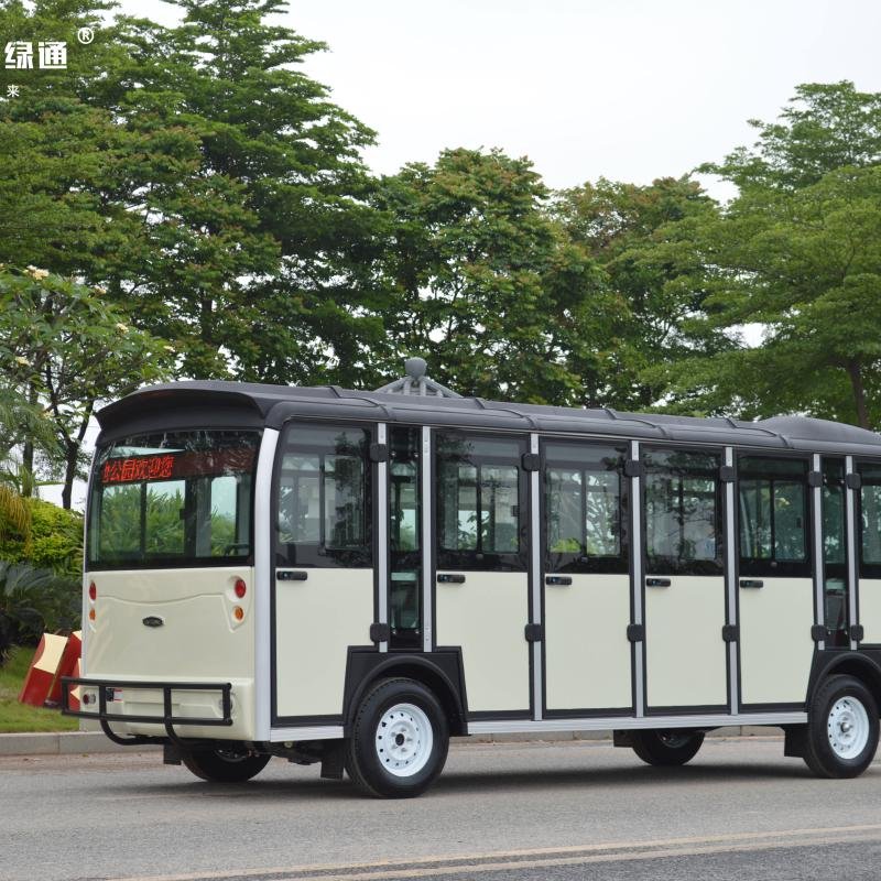 LvTong GDS23.F 96V Electric 23-Seater Sightseeing Bus - Fully Enclosed Zero-Emission Passenger Transport