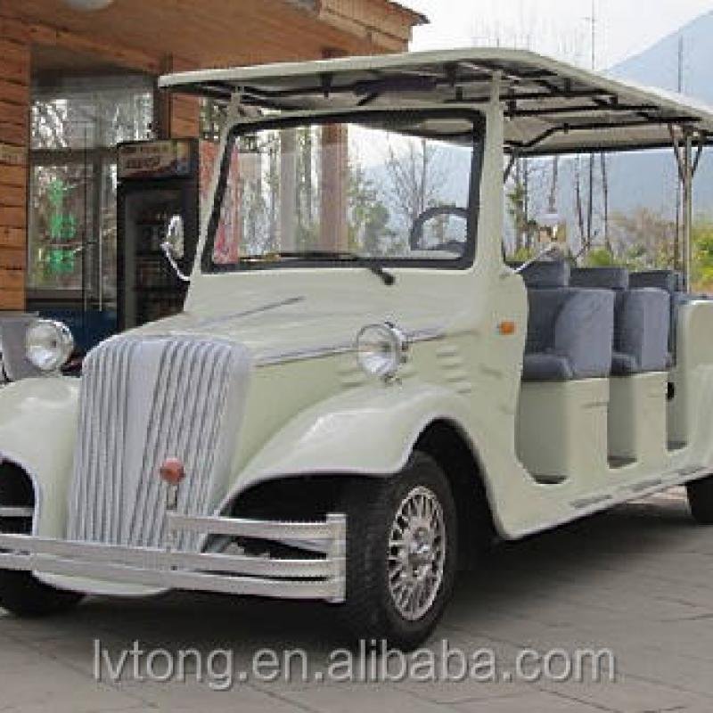 LVTONG 8-Passenger Electric Low-Speed Sightseeing Cart